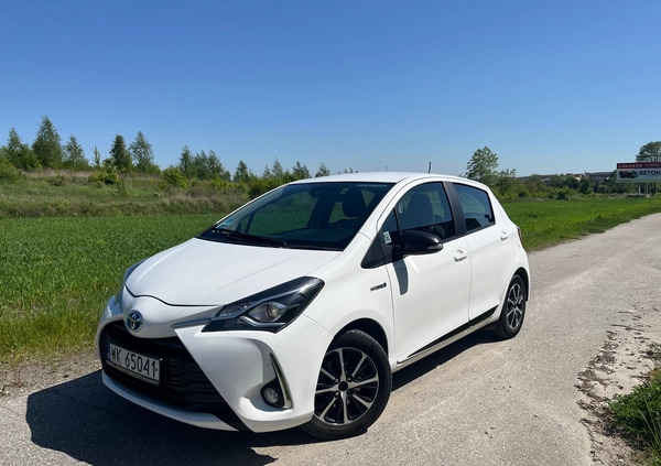 Toyota Yaris cena 57800 przebieg: 86000, rok produkcji 2018 z Miastko małe 781